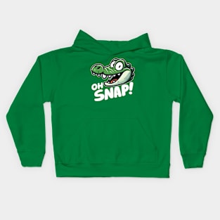 Oh Snap Cartoon Croc Kids Hoodie